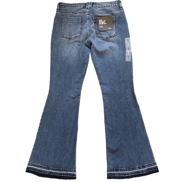 Silver Jeans Suki Curvy Fit Mid Rise Flare Leg Released Hem Blue Jean Sz 32W 31L - Picture 4 of 14